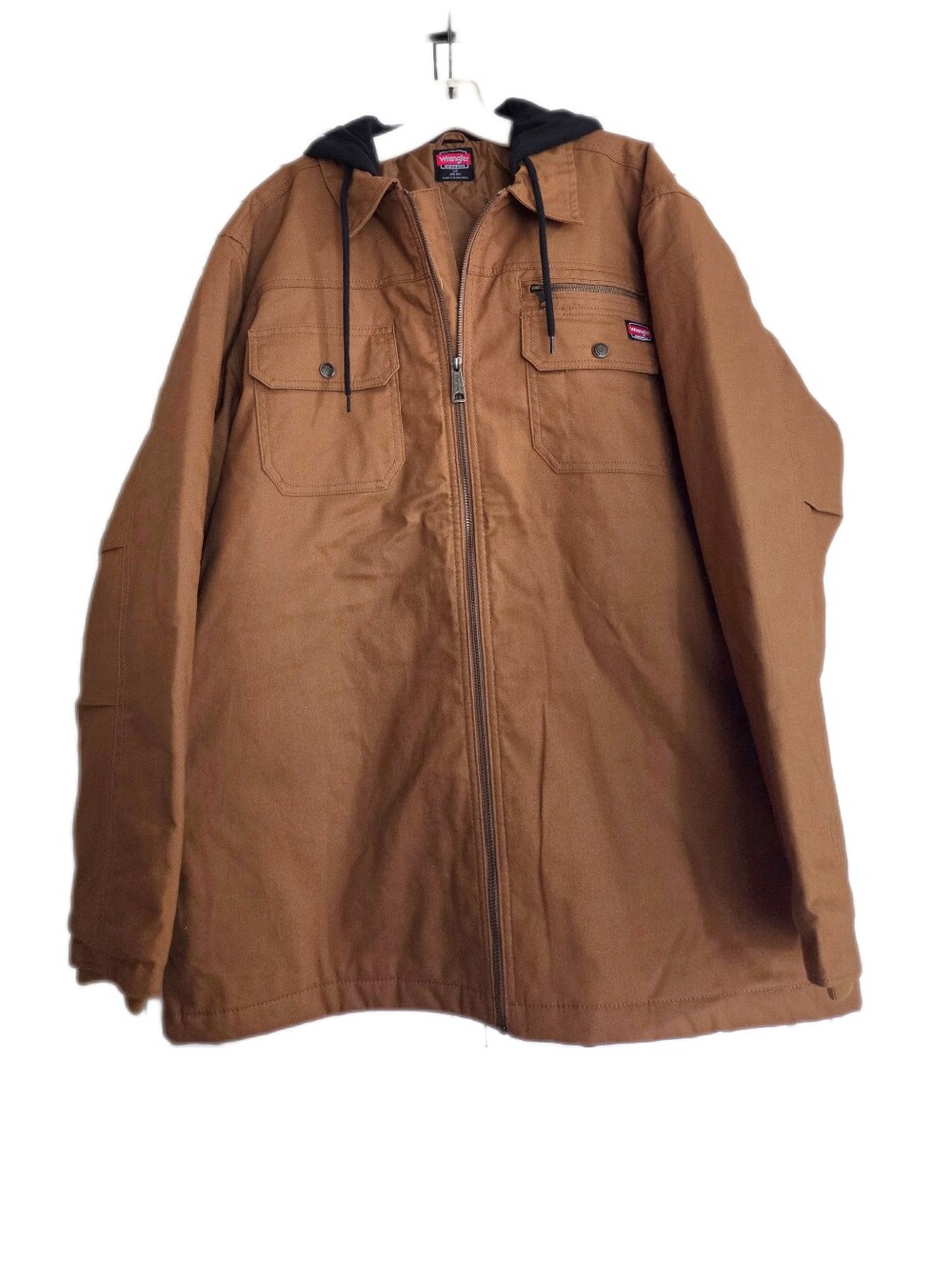 Wrangler Workwear Camel Brown Coat Rugged Outdoors Utility Size Large NWOT